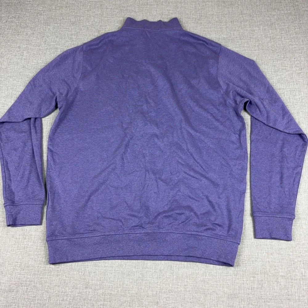 Peter Millar Oakmont Country Club Golf Vest Men's L Purple Full Zip Performance